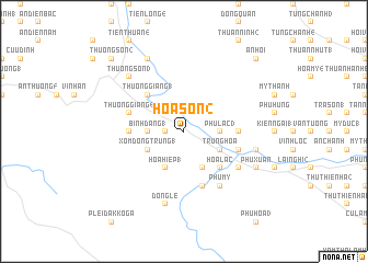 map of Hòa Sơn (2)