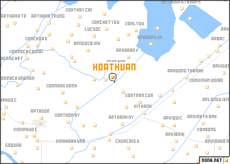 map of Hòa Thuận