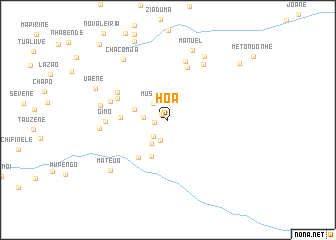 map of Hoa