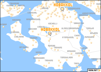 map of Hobak-kol
