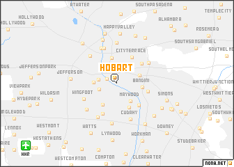 map of Hobart