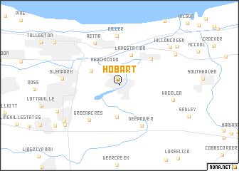 map of Hobart