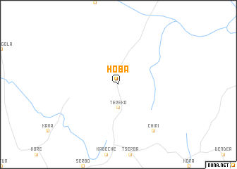 map of Hoba