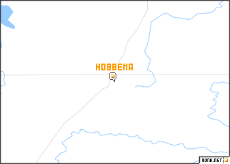map of Hobbema