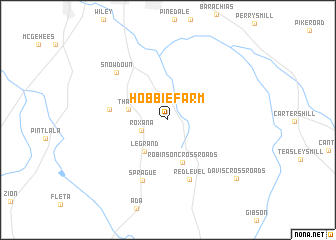 map of Hobbie Farm