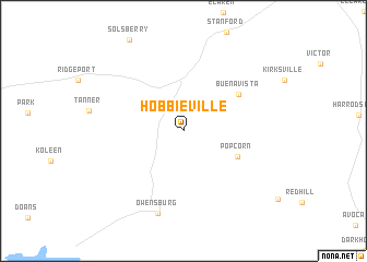map of Hobbieville