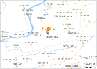 map of Hobbie