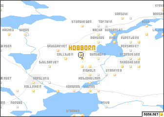 map of Hobborn