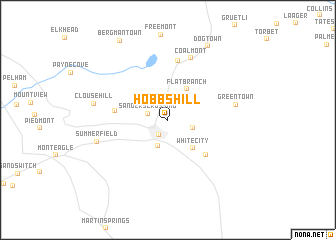 map of Hobbs Hill