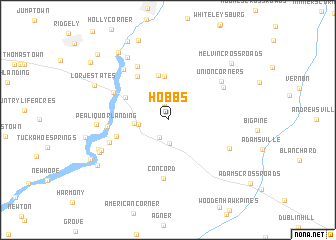 map of Hobbs
