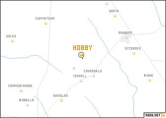 map of Hobby