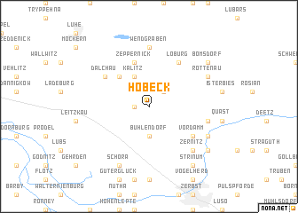 map of Hobeck