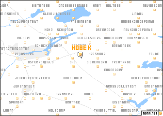 map of Höbek