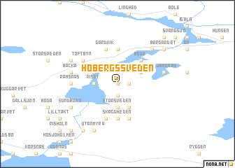 map of Hobergssveden