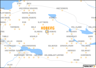 map of Hoberg