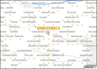 map of Höbersbach