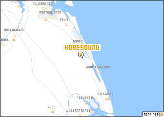 map of Hobe Sound