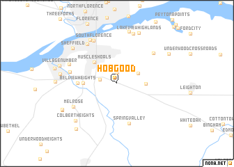 map of Hobgood