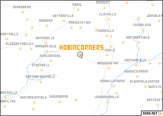 map of Hobin Corners