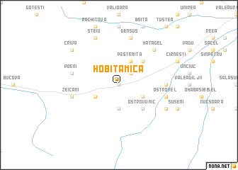 map of Hobiţa Mică