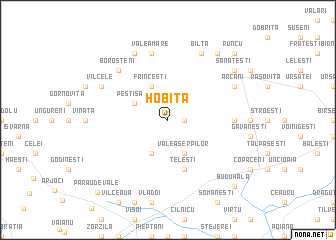 map of Hobiţa