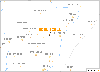 map of Hoblitzell