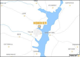 map of Hoboken