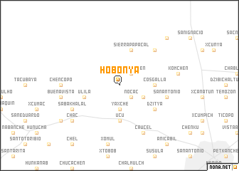 map of Hobonyá