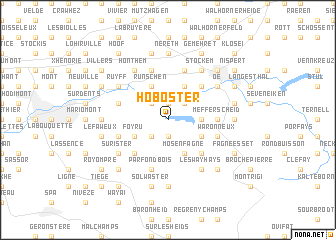 map of Hoboster