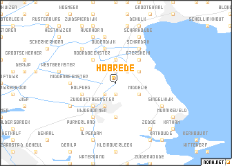 map of Hobrede