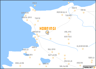 map of Höbringi