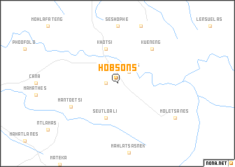 map of Hobsons