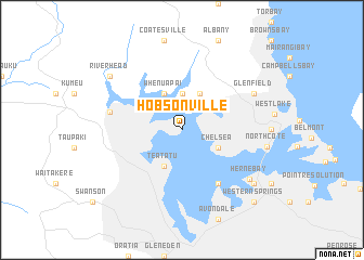 map of Hobsonville