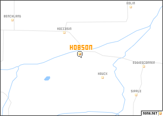 map of Hobson