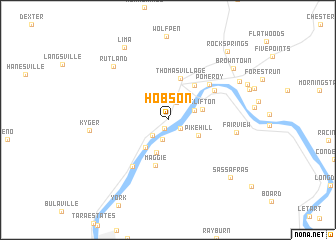 map of Hobson