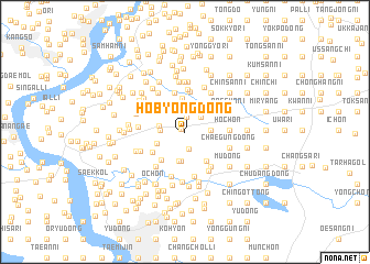 map of Hobyŏng-dong