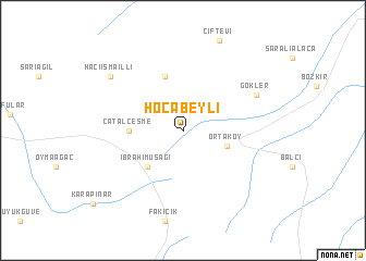 map of Hocabeyli