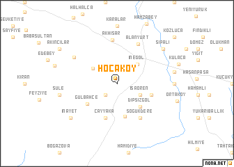 map of Hocaköy