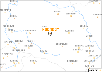 map of Hocaköy