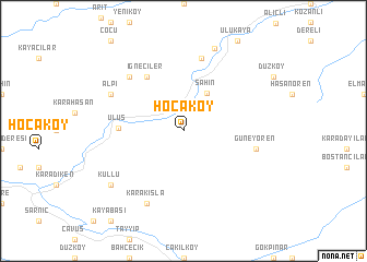 map of Hocaköy