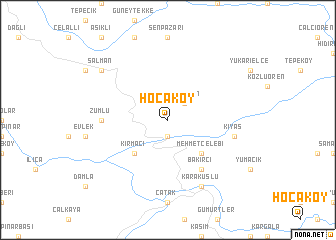 map of Hocaköy