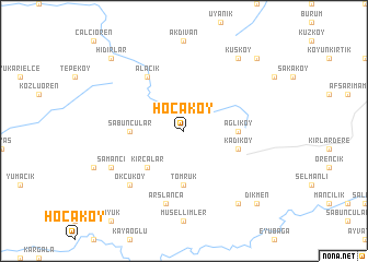 map of Hocaköy