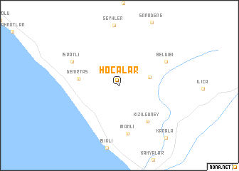 map of Hocalar