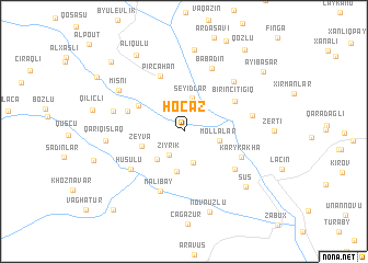 map of Hoçaz