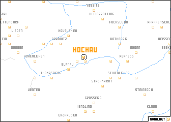 map of Hochau
