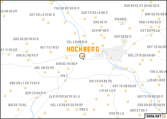 map of Höchberg