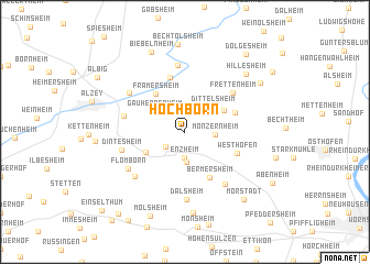 map of Hochborn