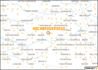 map of Hochbrudersegg