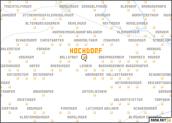 map of Hochdorf