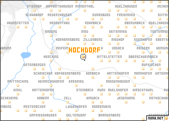 map of Hochdorf